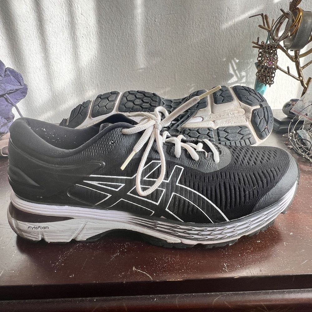 ASICS Gel Kayano 25, 11.5 , black/ White - Picture 5 of 8